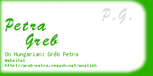 petra greb business card
